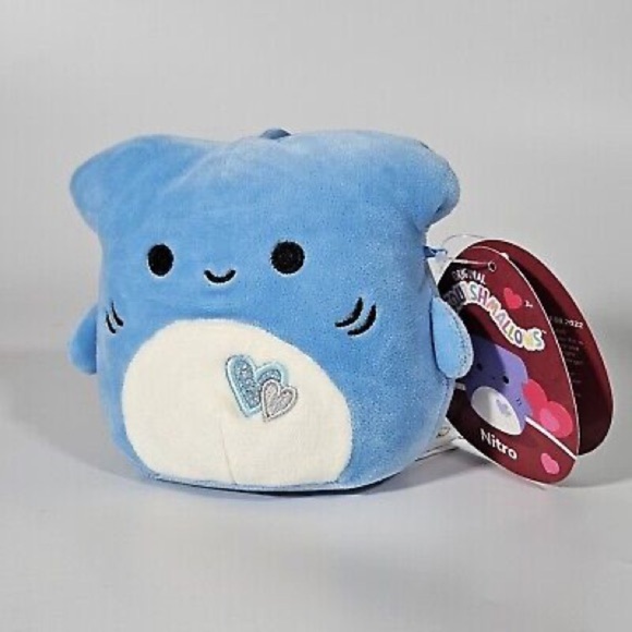 Nwt 5" Nitro the Valentine Hammerhead Shark Squishmallow - Picture 1 of 4